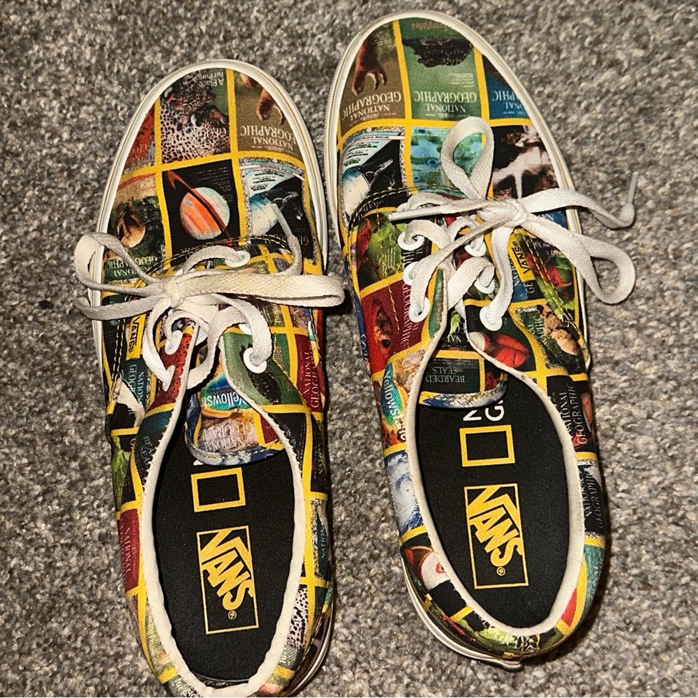 Vans Nat Geo Colorful Graphic Sneakers